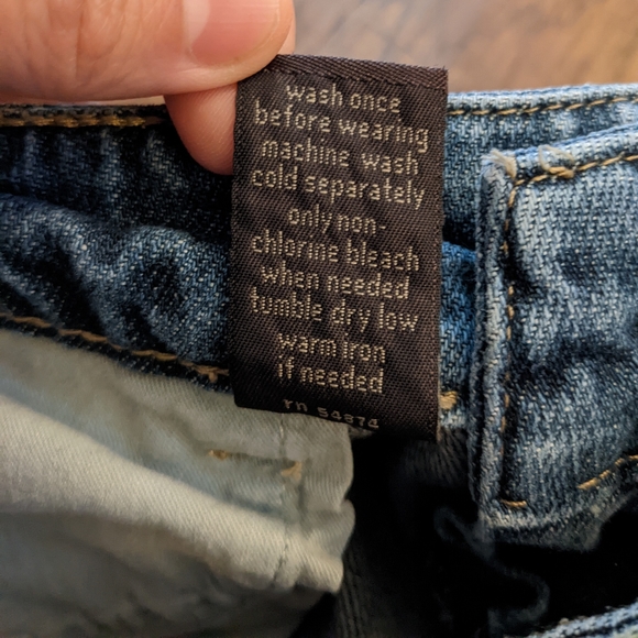 Express "the boyfriend" Cropped Jeans Women's size 4 - Picture 6 of 8